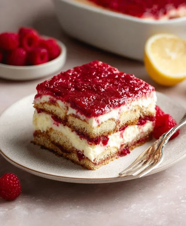 Raspberry Tiramisu