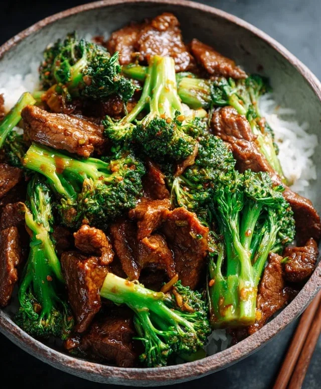 Chinese Beef and Broccoli (牛肉炒西兰花)