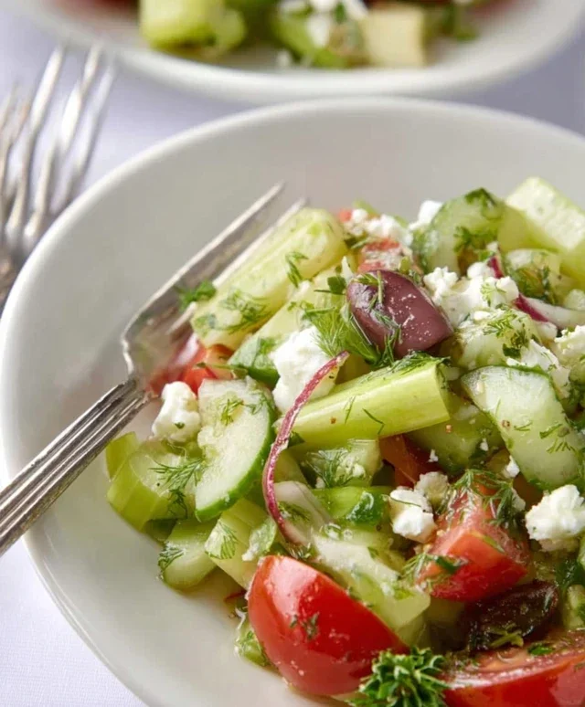 Mediterranean Celery Salad