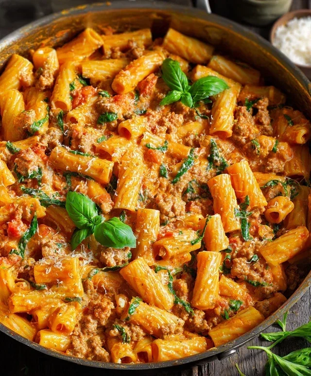 Creamy Sausage Rigatoni (One-Pan, 30-Minute Meal)