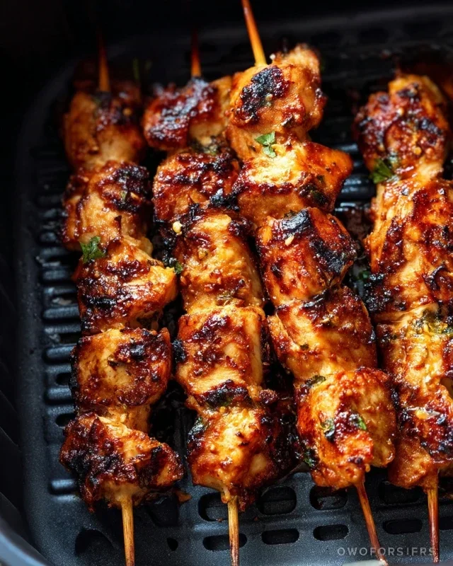 Bang Bang Chicken Skewers
