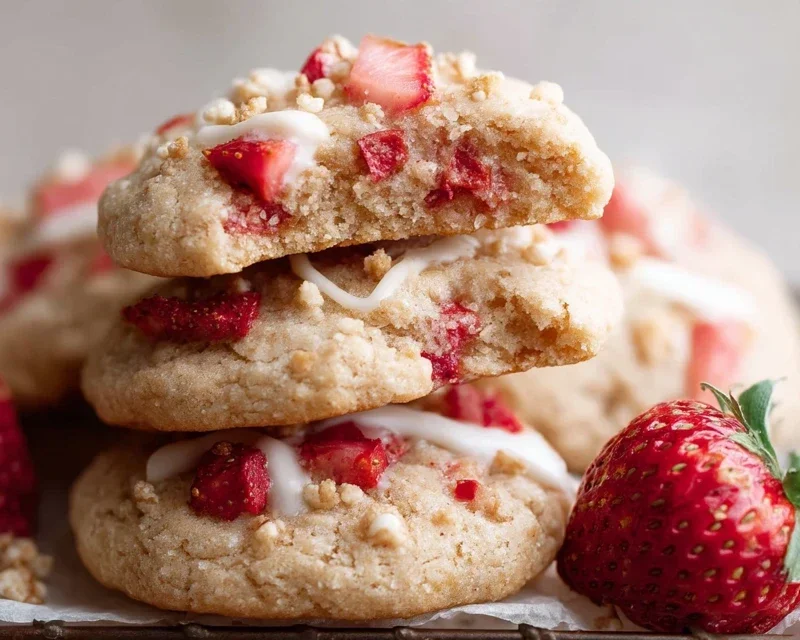 Strawberry Shortcake Cookies