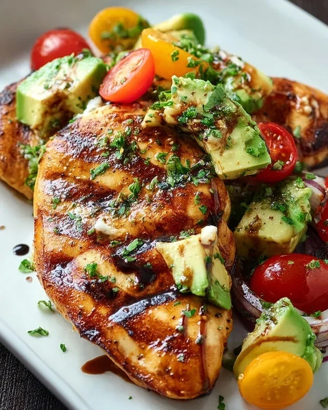 Grilled California Avocado Chicken Recipe