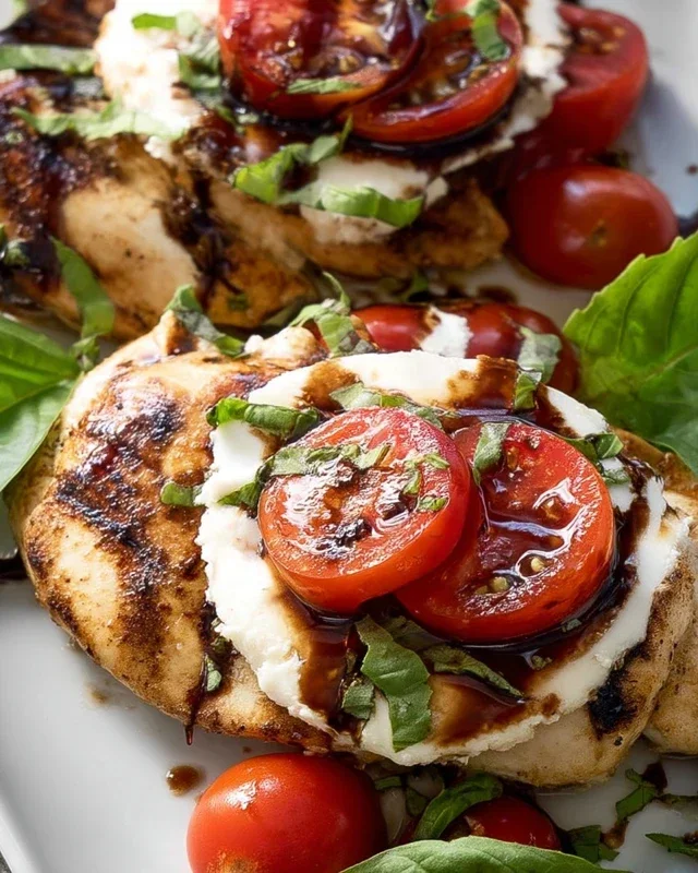 Grilled Chicken Caprese