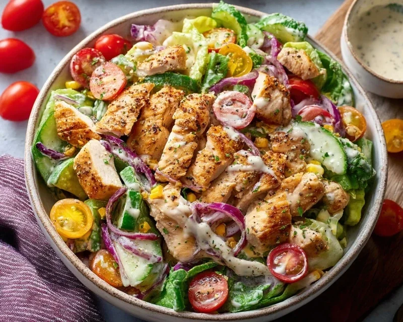 Healthy Ranch Chicken Salad