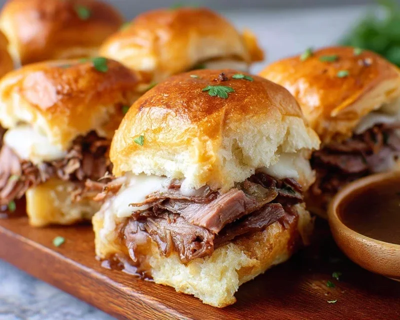Easy French Dip Sliders Recipe