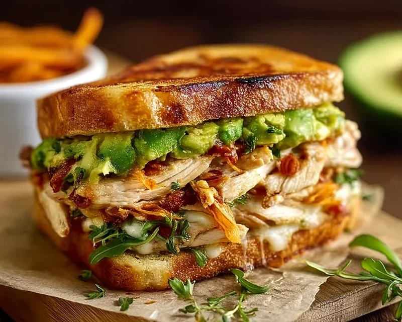 Chicken Avocado Melt Sandwich