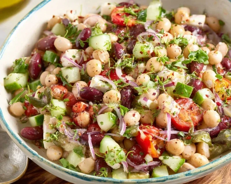 Mediterranean Bean Salad
