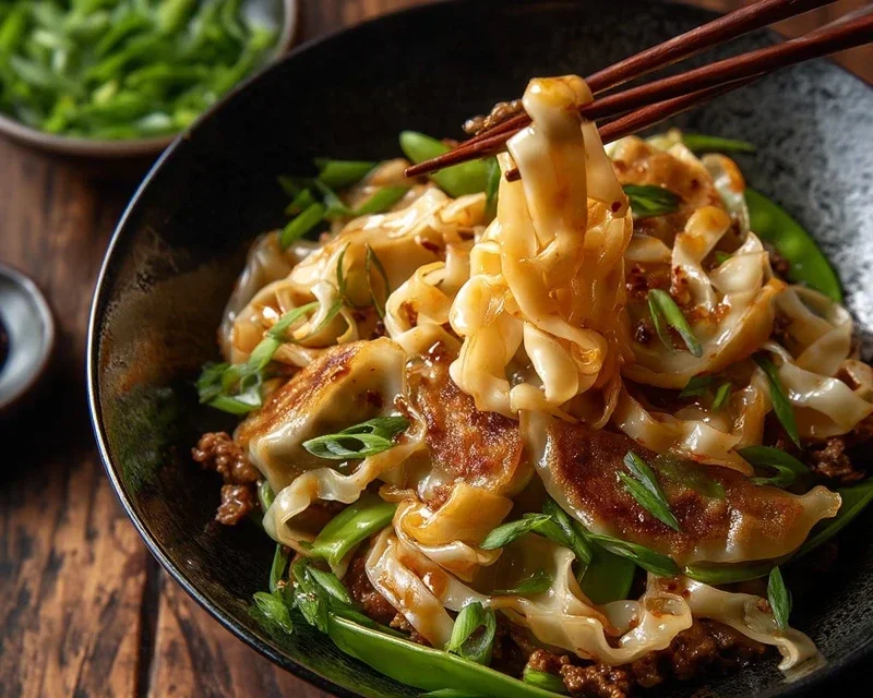 Potsticker Noodle Bowl