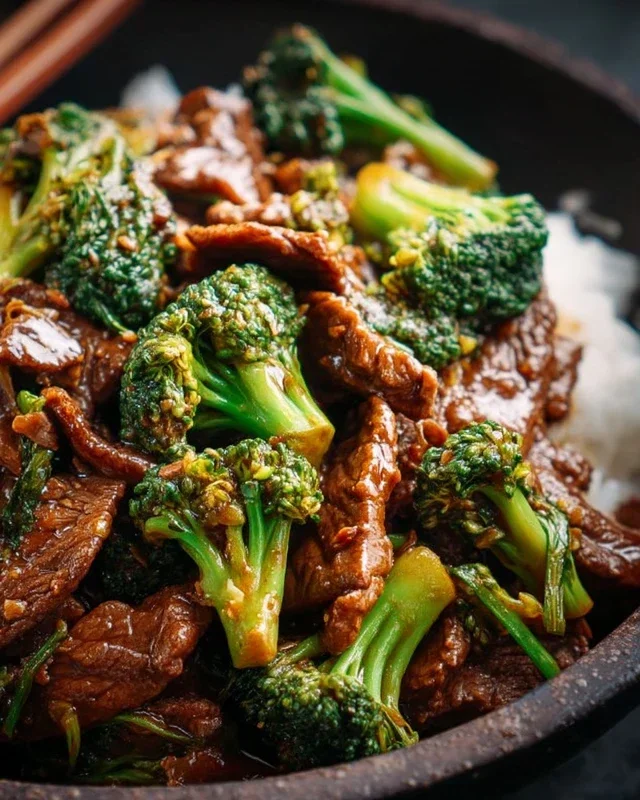 Chinese Beef and Broccoli (牛肉炒西兰花)