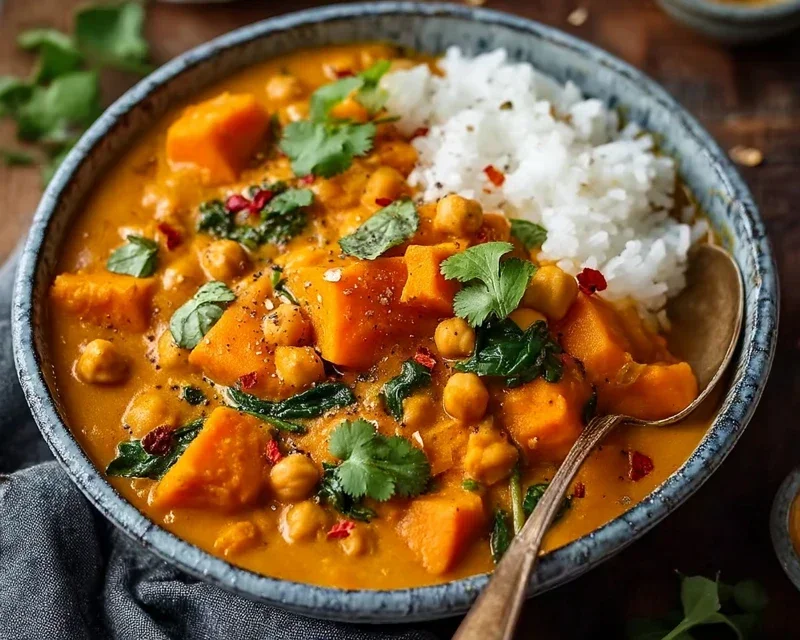 Sweet Potato and Chickpea Curry