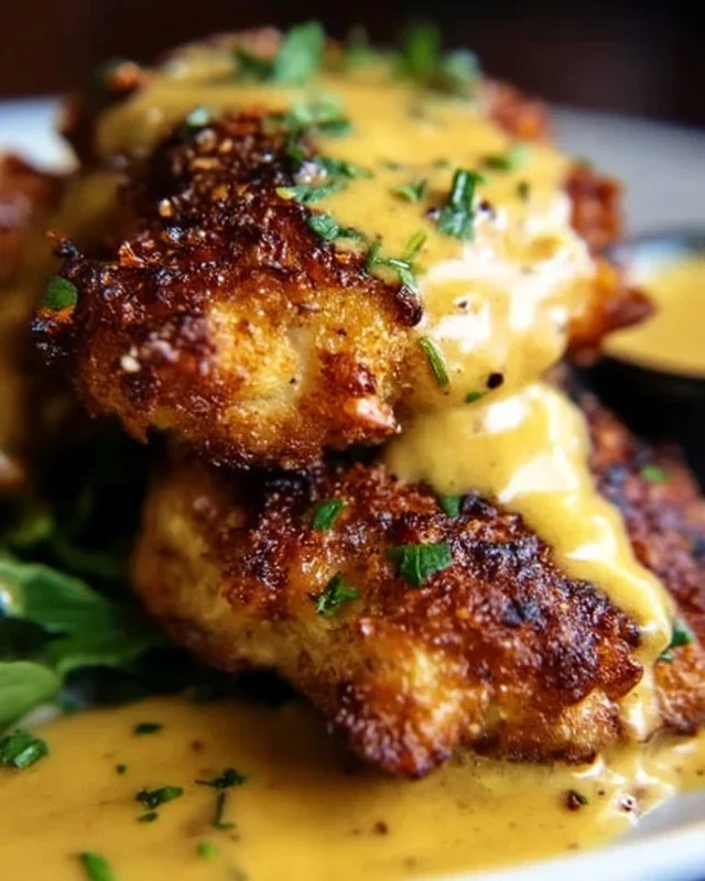 Pretzel Chicken with Mustard-Cheddar Sauce: An Amazing Ultimate Recipe