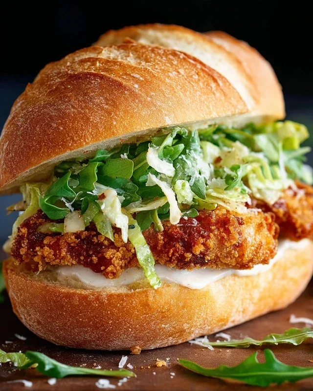 Crispy Chicken Caesar Sandwich
