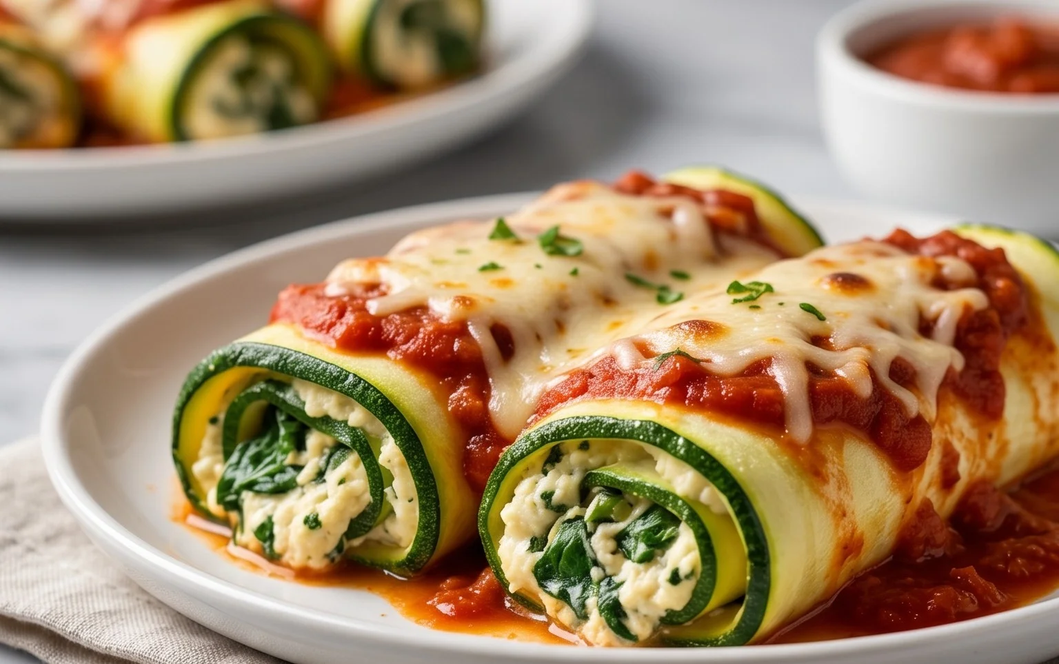 Vegan Zucchini Rollatini