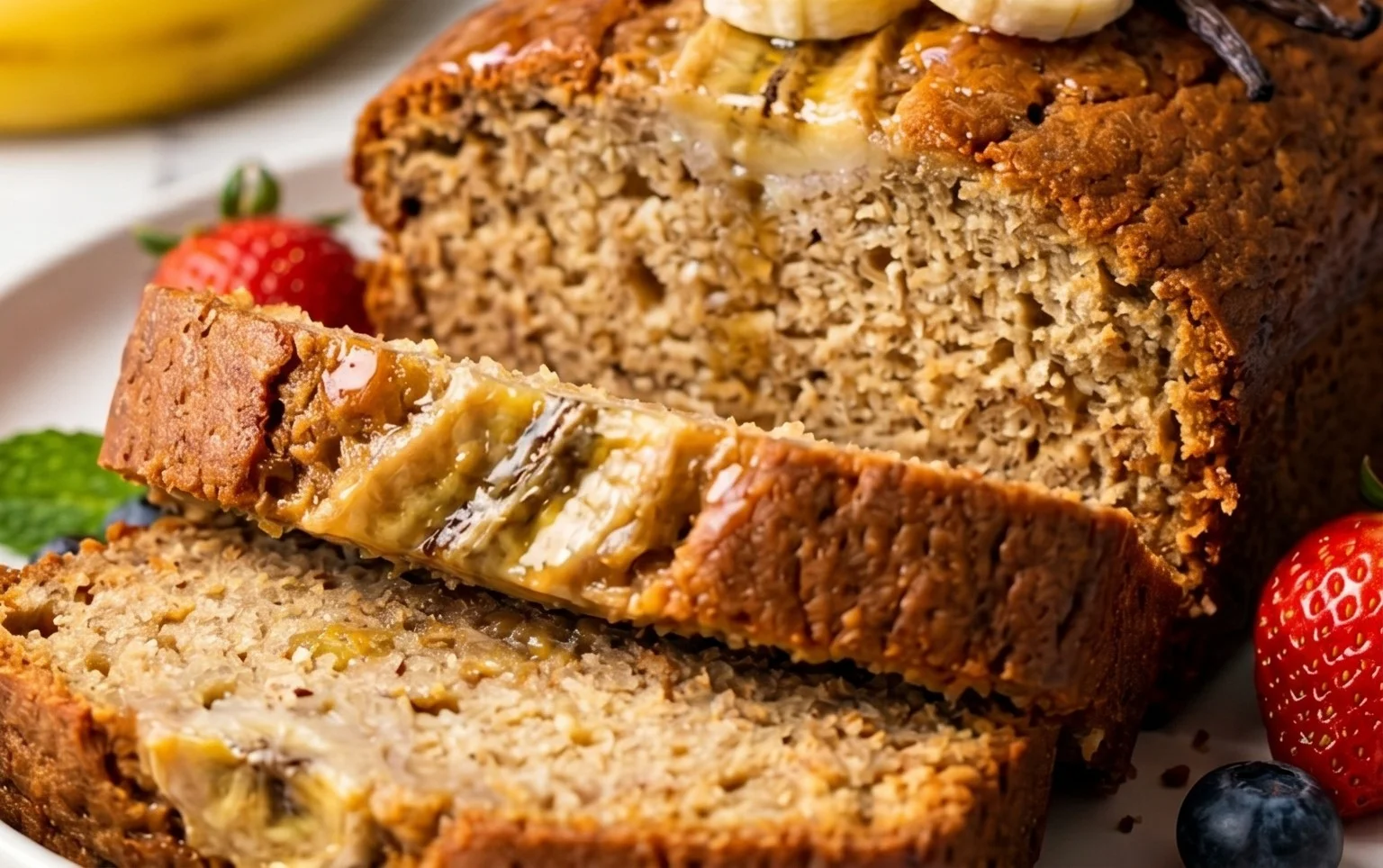 The BEST Honey Vanilla Banana Bread ~ Soft & Fluffy, Easy Recipe
