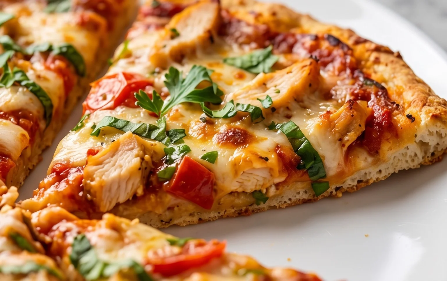 Chicken Crust Pizza (Low Carb + High Protein