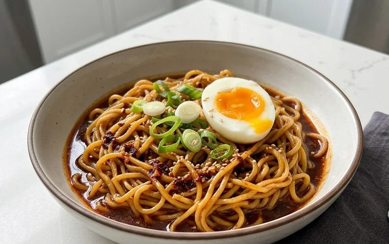 Easy Saucy Ramen Noodles