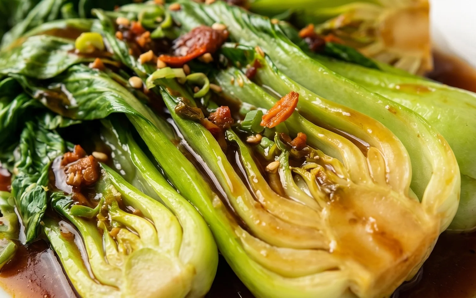 Bok Choy with Oyster Sauce