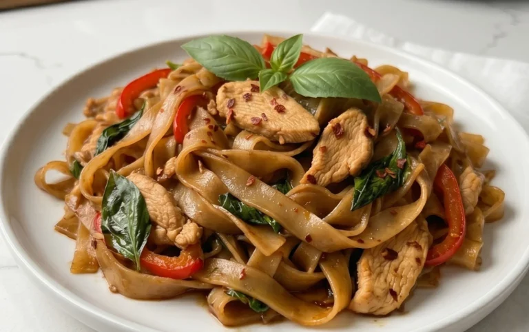 Drunken noodles