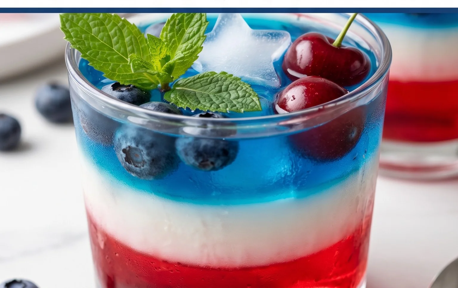 July 4th Layered Drinks Recipe