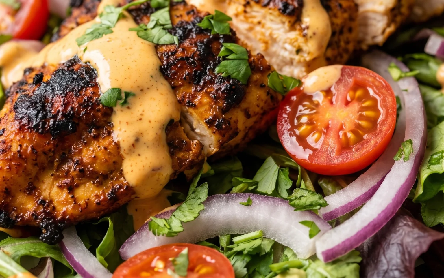 Peruvian Grilled Chicken Salad