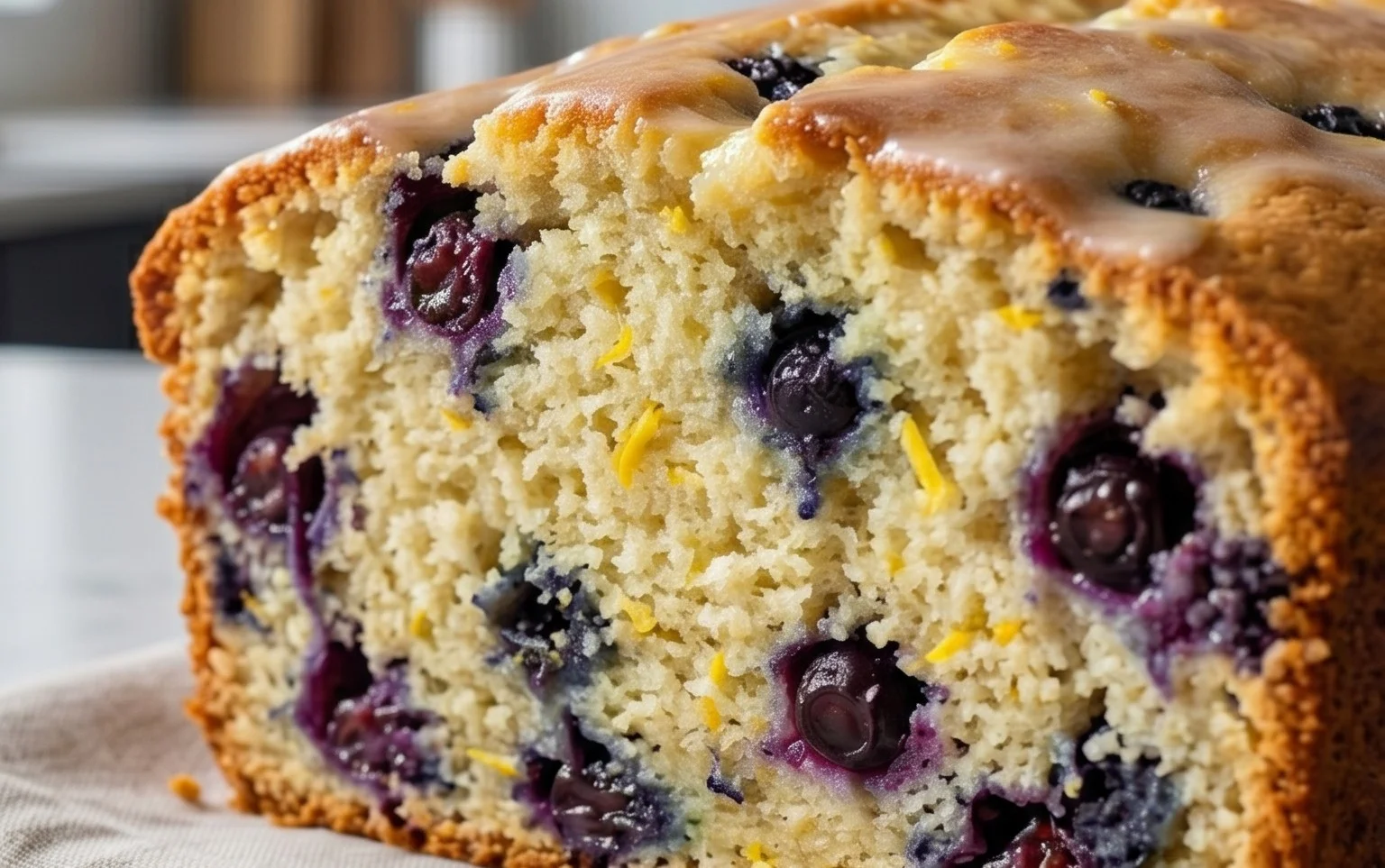 Vegan Lemon Blueberry Cake