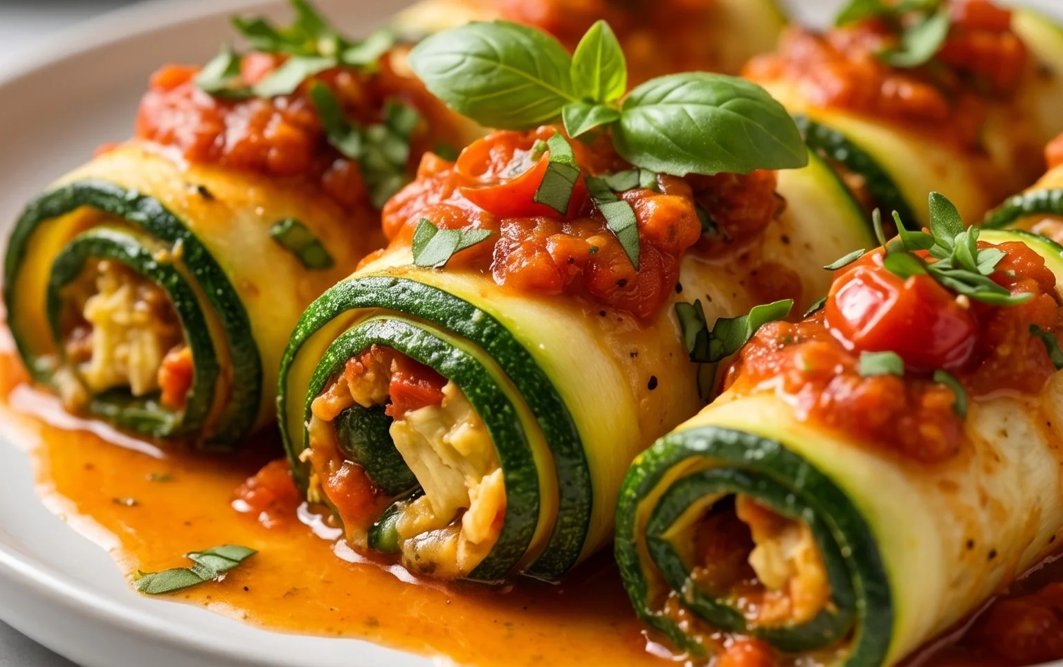 Vegan Zucchini Rollatini