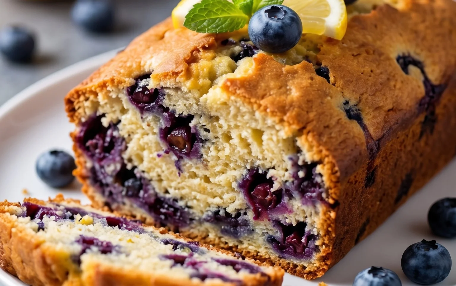 Blueberry and Lemon Loaf