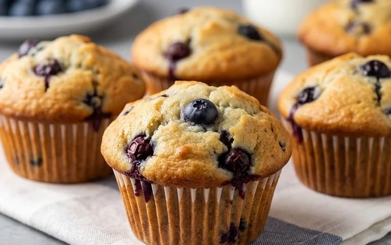 Sour Cream Blueberry Muffins