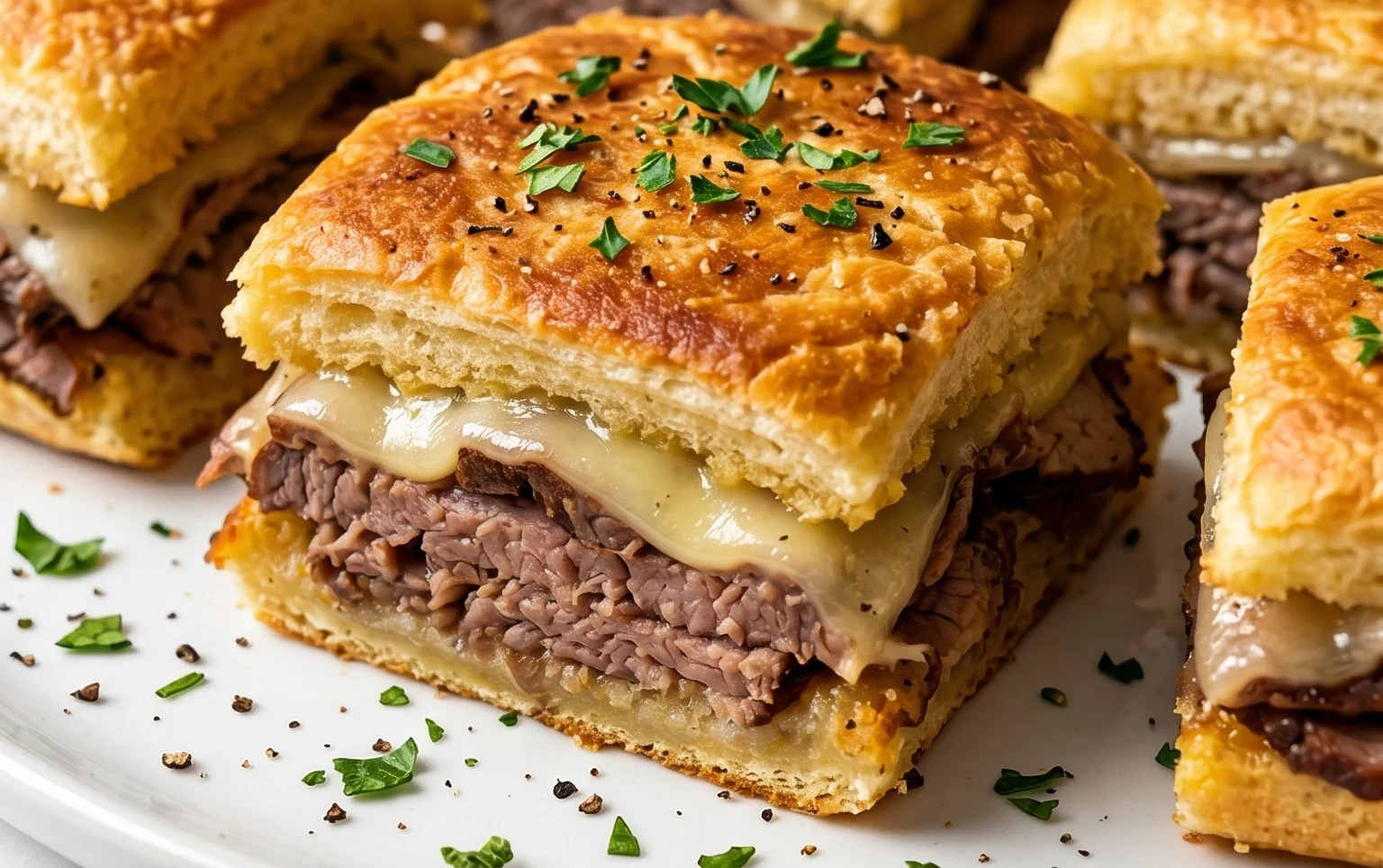 French Dip Squares