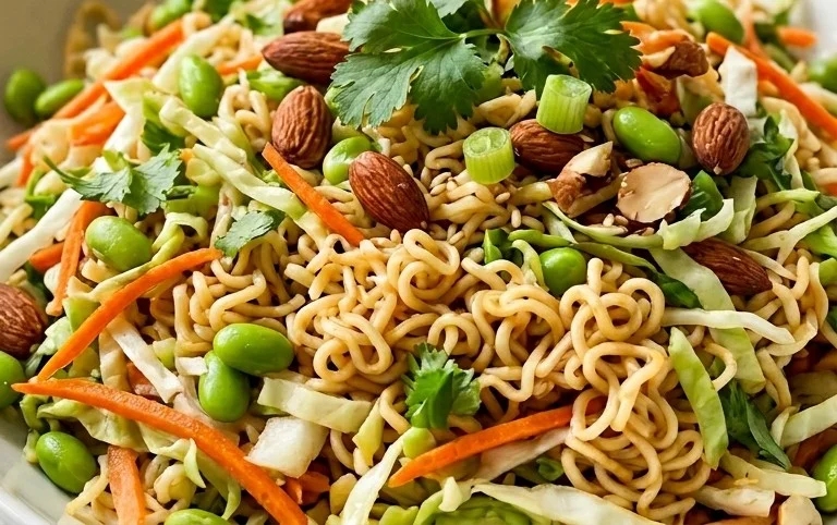 Crunchy Asian Ramen Noodle Salad Recipe