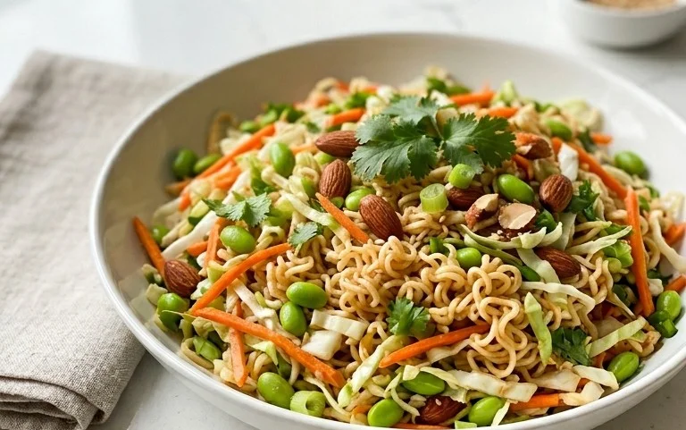 Crunchy Asian Ramen Noodle Salad Recipe