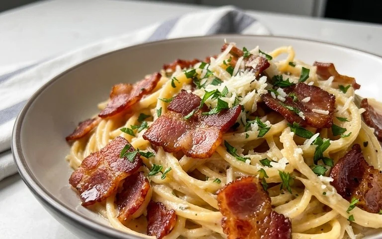 Beef Bacon Pasta