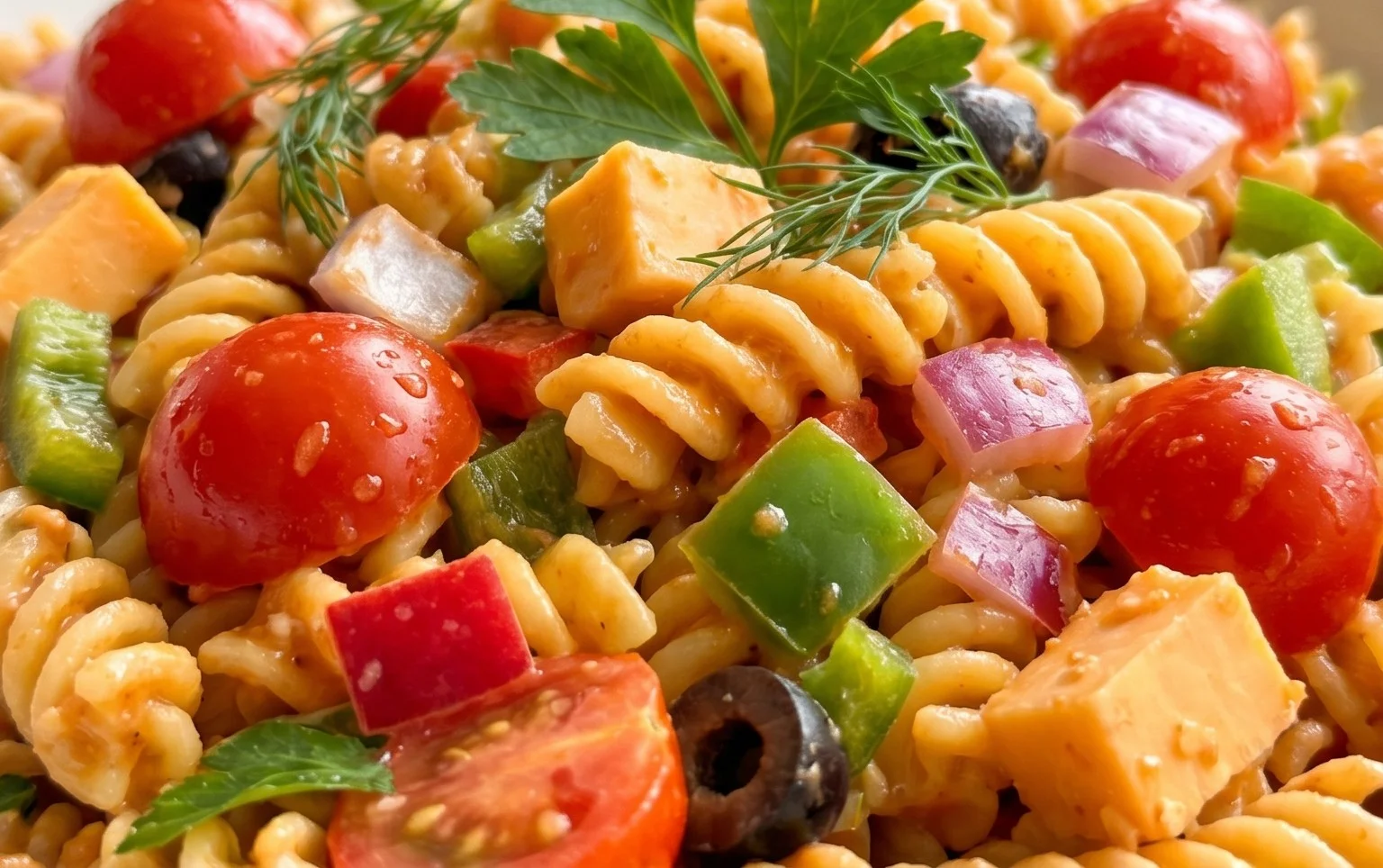 French Dressing Pasta Salad