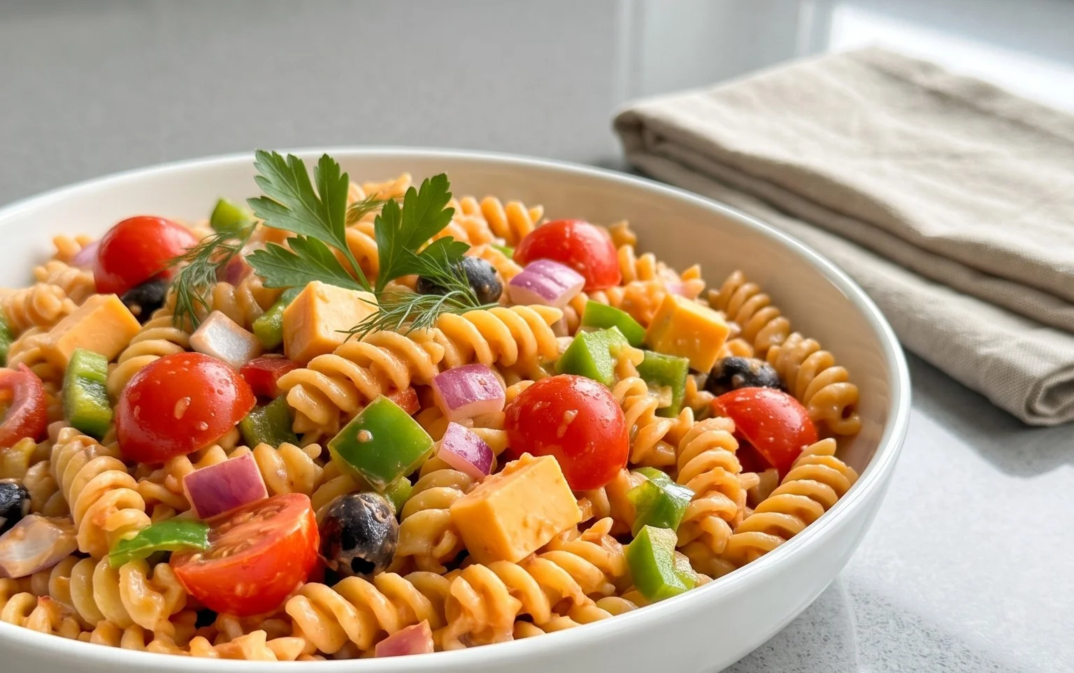 French Dressing Pasta Salad