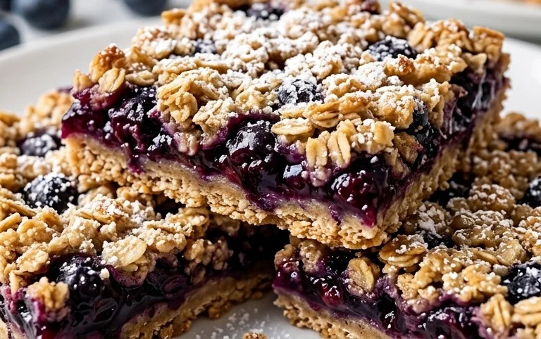 Blueberry Oatmeal Bars