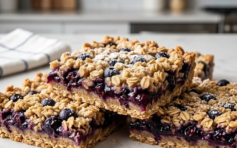 Blueberry Oatmeal Bars