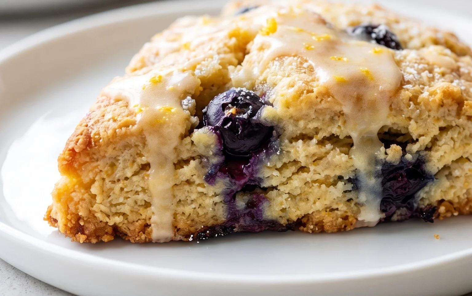 Almond Flour Lemon Blueberry Scones