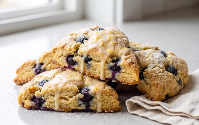 Almond Flour Lemon Blueberry Scones