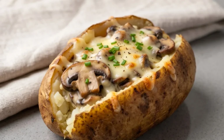 The Ultimate Stuffed Baked Potatoes with Mushrooms