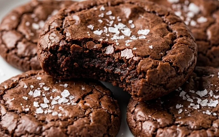 Salted Brownie Cookies