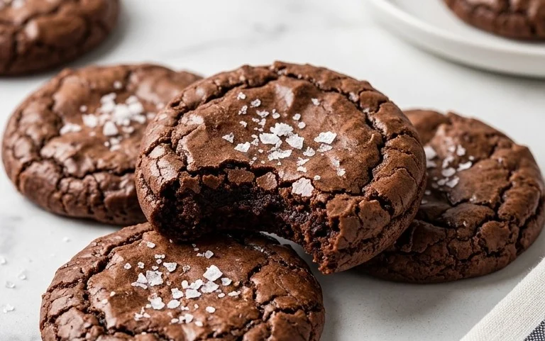Salted Brownie Cookies