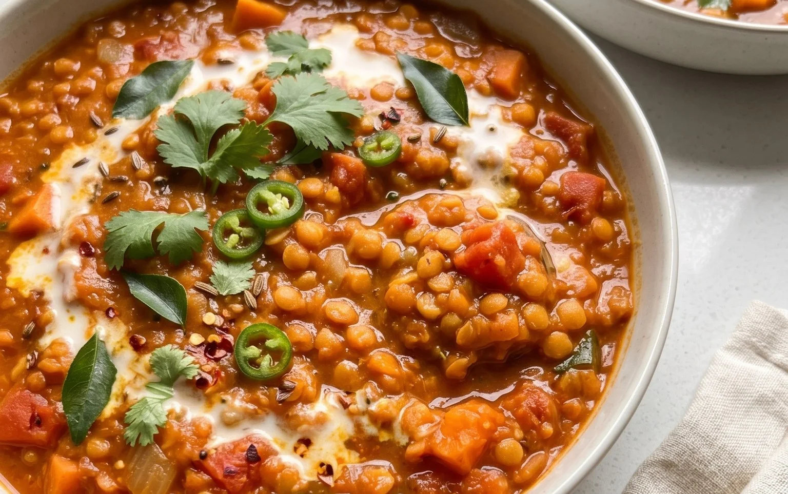 Spicy Red Lentil Curry