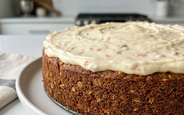 Easy Flourless Oatmeal Carrot Cake Recipe
