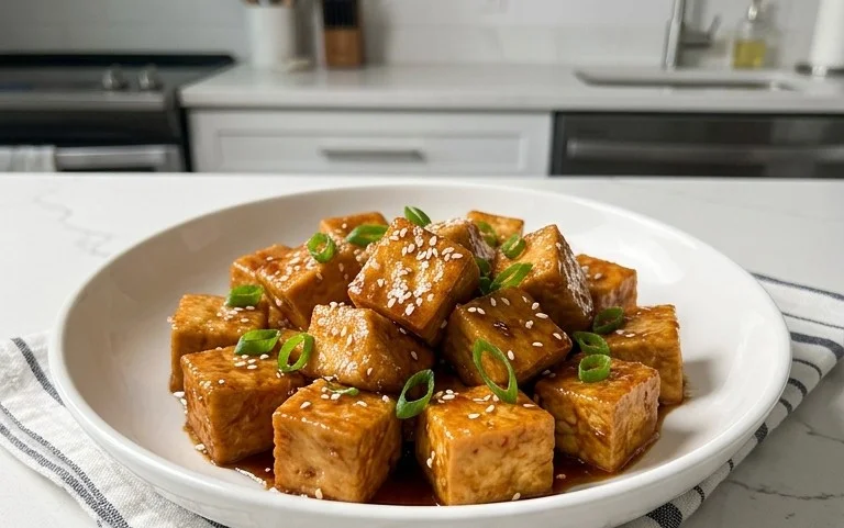 Honey Garlic Tofu