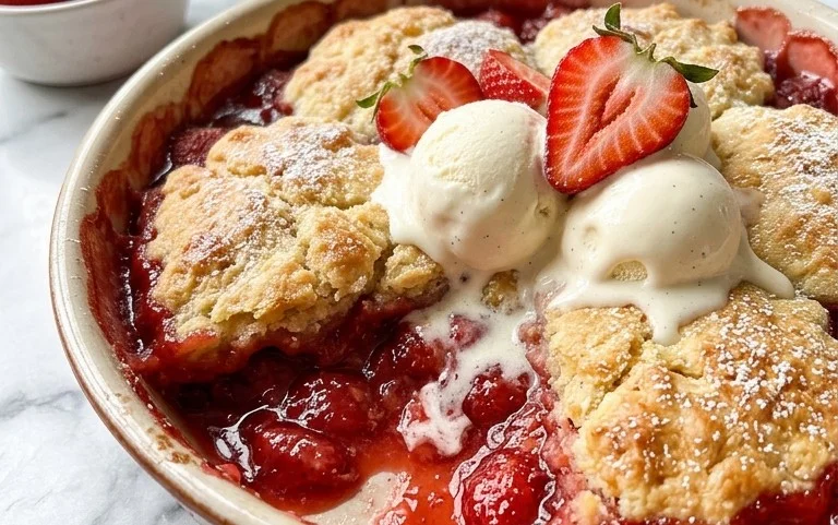 Strawberry Cobbler