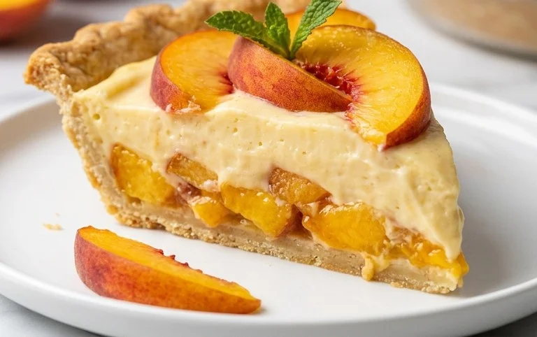 Peaches and Cream Pie