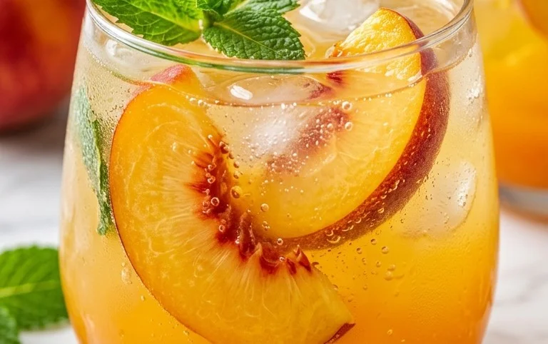 Refreshing Peach Lemonade