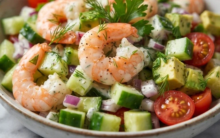 Cucumber Shrimp Salad
