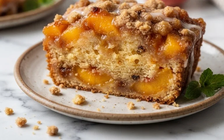Peach Cobbler Pound Cake